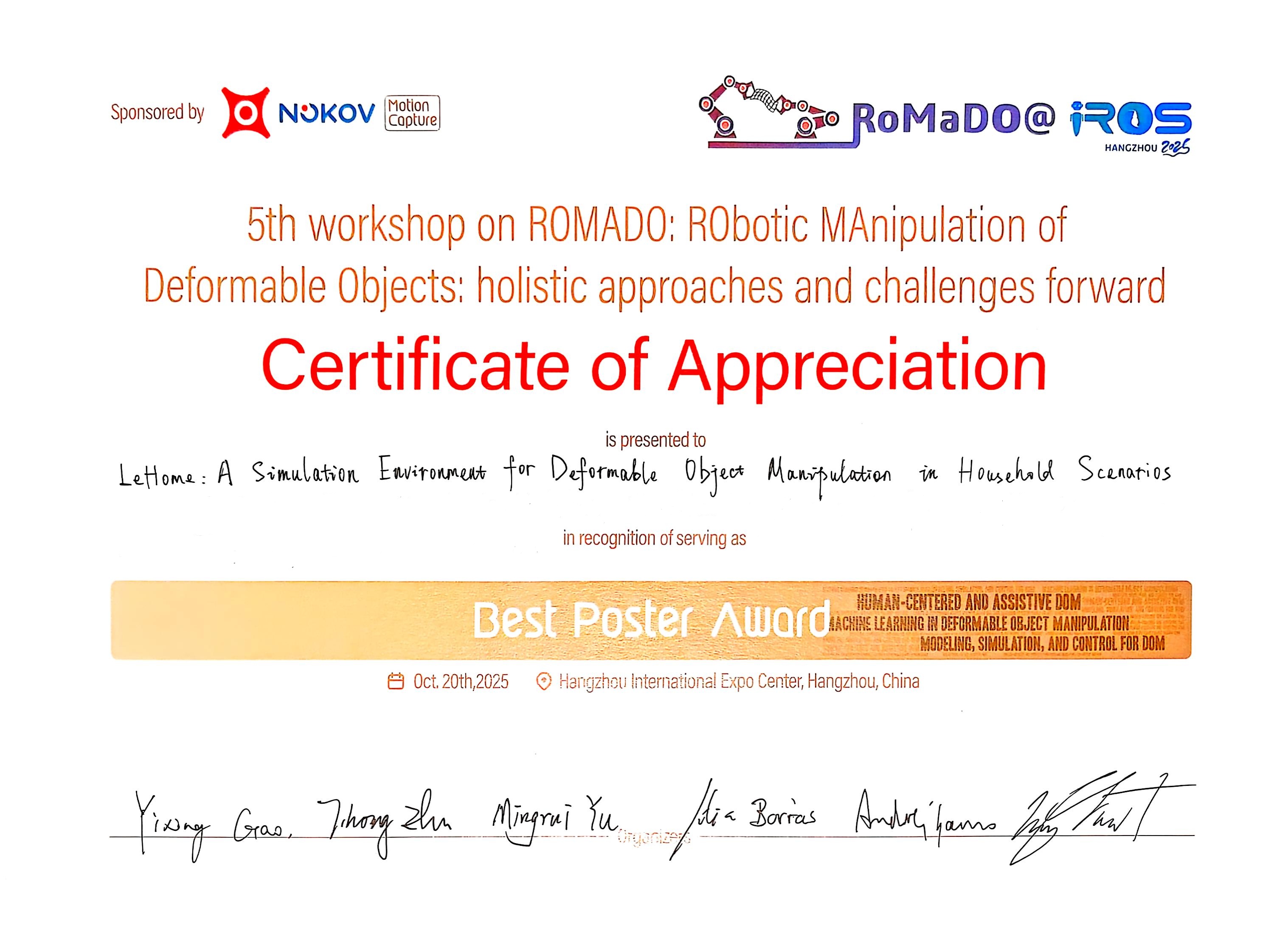RoMaDo Best Poster